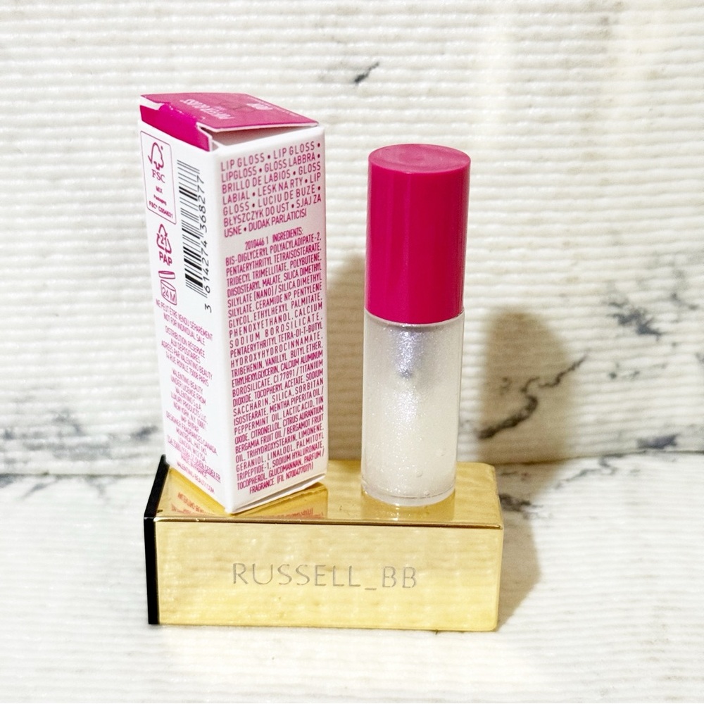Valentino Puffer Complex Lip Plumper Gloss 00R Dazzling Mermaid (3.9 ML) - Picture 6 of 11